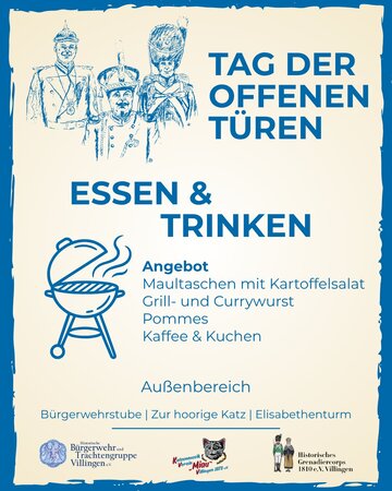Essen und Trinken im Außenbereich